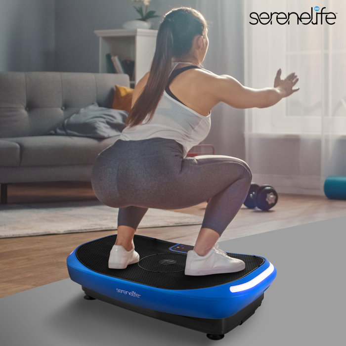 SereneLife Standing 4D Vibration Plate Exercise Machine Vibrating